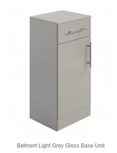 Load image into Gallery viewer, Belmont Light Grey Gloss Vanity + Basin
