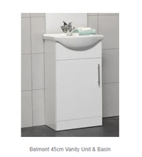 Load image into Gallery viewer, Belmont White Gloss Vanity + Basin
