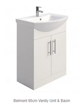 Load image into Gallery viewer, Belmont White Gloss Vanity + Basin
