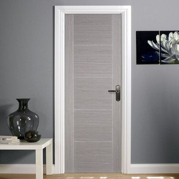Grey Textured 5 Ladder Door - All Interiors Maghera