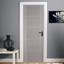 Load image into Gallery viewer, Grey Textured 5 Ladder Door - All Interiors Maghera
