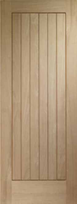 All Interiors - Mexicano White Oak Door - 6 Plank
